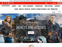 Tablet Screenshot of americanoutdoorwoman.com